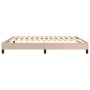 Cappuccino synthetic leather bed frame 160x200 cm by vidaXL, Beds and slatted bases - Ref: Foro24-3120711, Price: 120,66 €, D...