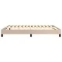 Cappuccino synthetic leather bed frame 160x200 cm by vidaXL, Beds and slatted bases - Ref: Foro24-3120711, Price: 105,04 €, D...