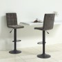 Taburetes de cocina 2 unidades terciopelo gris oscuro de vidaXL, Taburetes de cocina - Ref: Foro24-335764, Precio: 122,26 €, ...