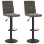 Taburetes de cocina 2 unidades terciopelo gris oscuro de vidaXL, Taburetes de cocina - Ref: Foro24-335764, Precio: 122,26 €, ...