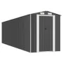 Garden shed anthracite galvanized steel 192x772x223 cm by vidaXL, Sheds - Ref: Foro24-3147456, Price: 1,00 €, Discount: %