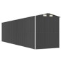Cobertizo de jardín acero galvanizado antracita 192x772x223 cm