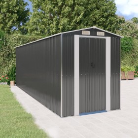 Garden shed anthracite galvanized steel 192x606x223 cm by vidaXL, Sheds - Ref: Foro24-3147454, Price: 858,95 €, Discount: %