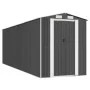 Garden shed anthracite galvanized steel 192x606x223 cm by vidaXL, Sheds - Ref: Foro24-3147454, Price: 873,62 €, Discount: %