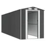 Garden shed anthracite galvanized steel 192x606x223 cm by vidaXL, Sheds - Ref: Foro24-3147454, Price: 873,62 €, Discount: %