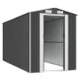 Cobertizo de jardín acero galvanizado antracita 192x440x223 cm de vidaXL, Cobertizos - Ref: Foro24-3147452, Precio: 665,85 €,...