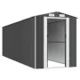 Cobertizo de jardín acero galvanizado antracita 192x689x223 cm de vidaXL, Cobertizos - Ref: Foro24-3147455, Precio: 927,57 €,...
