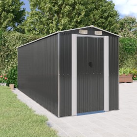 Gartenhaus aus anthrazitfarbenem, verzinktem Stahl, 192 x 523 x 223 cm von vidaXL, Schuppen - Ref: Foro24-3147453, Preis: 774...