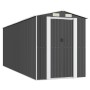 Gartenhaus aus anthrazitfarbenem, verzinktem Stahl, 192 x 523 x 223 cm von vidaXL, Schuppen - Ref: Foro24-3147453, Preis: 774...