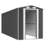 Garden shed anthracite galvanized steel 192x523x223 cm by vidaXL, Sheds - Ref: Foro24-3147453, Price: 746,13 €, Discount: %