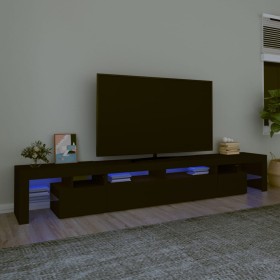 TV-Möbel mit LED-Lichtern Schwarz 260x36,5x40 cm von vidaXL, TV-Möbel - Ref: Foro24-3152779, Preis: 186,59 €, Rabatt: %