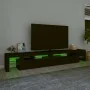TV-Möbel mit LED-Lichtern Schwarz 260x36,5x40 cm von vidaXL, TV-Möbel - Ref: Foro24-3152779, Preis: 196,15 €, Rabatt: %