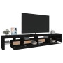TV-Möbel mit LED-Lichtern Schwarz 260x36,5x40 cm von vidaXL, TV-Möbel - Ref: Foro24-3152779, Preis: 186,59 €, Rabatt: %