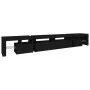 TV-Möbel mit LED-Lichtern Schwarz 260x36,5x40 cm von vidaXL, TV-Möbel - Ref: Foro24-3152779, Preis: 196,15 €, Rabatt: %