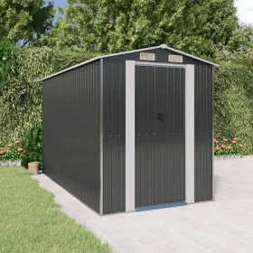 Gartenhaus Anthrazit verzinkter Stahl 192x357x223 cm von vidaXL, Schuppen - Ref: Foro24-3147451, Preis: 502,92 €, Rabatt: %