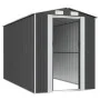 Cobertizo de jardín acero galvanizado antracita 192x357x223 cm de vidaXL, Cobertizos - Ref: Foro24-3147451, Precio: 502,92 €,...