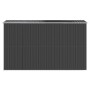 Cobertizo de jardín acero galvanizado antracita 192x357x223 cm de vidaXL, Cobertizos - Ref: Foro24-3147451, Precio: 518,62 €,...