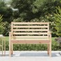 Banco de jardín madera maciza de pino 109x48x91,5