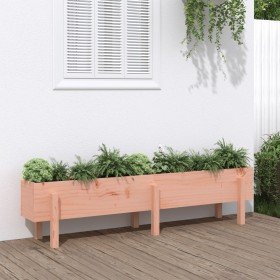 Arriate elevado jardín madera maciza abeto Douglas 160x30x38 cm en Maceteros y jardineras | Comprar online en Foro24