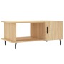 Mesa de centro madera contrachapada roble Sonoma 90x50x40 cm en Mesas de centro | Comprar online en Foro24
