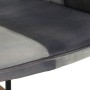 Schaukelstuhl mit Hocker aus echtem Leder und grauem Canvas von vidaXL, Schaukelstühle - Ref: Foro24-339709, Preis: 130,28 €,...
