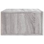 Mesitas de noche de pared 2 uds color gris Sonoma 35x35x20 cm