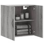 Armario de pared madera de ingeniería gris Sonoma 60x31x60 cm