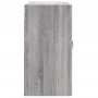 Armario de pared madera de ingeniería gris Sonoma 60x31x60 cm