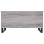 Mesa de centro madera contrachapada gris Sonoma 90x44,5x45 cm