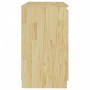 Armario auxiliar de madera maciza de pino 60x36x65 cm