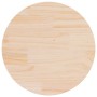 Tablero de mesa redondo madera maciza de pino Ø60x3 cm