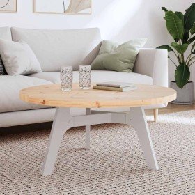 Tablero de mesa redondo madera maciza de pino Ø90x3 cm en Tableros para mesas | Comprar online en Foro24