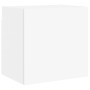 Mueble de TV de pared madera ingeniería blanco 40,5x30x40 cm