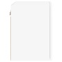 Mueble de TV de pared madera ingeniería blanco 40,5x30x40 cm