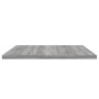 Estantes pared 4 uds madera ingeniería gris Sonoma 80x40x1,5 cm en Estanterías | Comprar online en Foro24