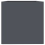 Jardinera acero gris antracita 62x47x46 cm