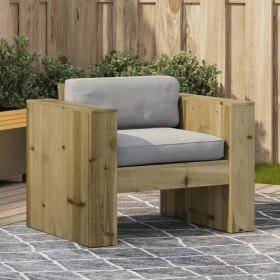 Sofá de jardín madera de pino impregnada 79x60x62 cm en Sofás de exterior | Comprar online en Foro24