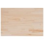 Tablero de mesa rectangular madera maciza pino 80x50x1,7 cm