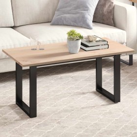 Tablero de mesa rectangular madera maciza pino 100x50x1,7 cm