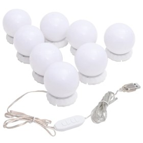 Mirror light with 8 warm white and cool white LED bulbs by vidaXL, Bulbs with LED diodes - Ref: Foro24-335864, Price: 19,81 €...