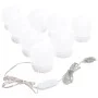 Mirror light with 8 warm white and cool white LED bulbs by vidaXL, Bulbs with LED diodes - Ref: Foro24-335864, Price: 19,49 €...