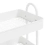 Kitchen cart 3 levels white steel 43x34x79 cm by vidaXL, Cars and islands - Ref: Foro24-335866, Price: 45,90 €, Discount: %