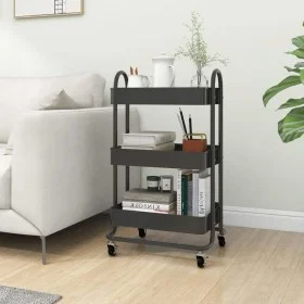 Carrito de cocina 3 niveles acero antracita 43x34x79 cm de vidaXL, Carros e islas - Ref: Foro24-335867, Precio: 39,05 €, Desc...