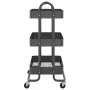Kitchen trolley 3 levels anthracite steel 43x34x79 cm by vidaXL, Cars and islands - Ref: Foro24-335867, Price: 39,05 €, Disco...