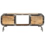 Mueble de TV madera maciza de mango 110x30x42 cm de vidaXL, Muebles TV - Ref: Foro24-339711, Precio: 224,10 €, Descuento: %