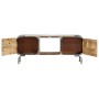 TV-Schrank aus massivem Mangoholz, 110 x 30 x 42 cm von vidaXL, TV-Möbel - Ref: Foro24-339711, Preis: 224,23 €, Rabatt: %