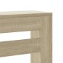 Cubierta de radiador madera ingeniería roble Sonoma 78x20x82 cm