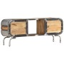 TV-Schrank aus massivem Mangoholz, 110 x 30 x 42 cm von vidaXL, TV-Möbel - Ref: Foro24-339711, Preis: 224,23 €, Rabatt: %