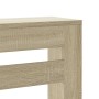 Cubierta de radiador madera ingeniería roble Sonoma 104x20x82cm