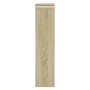 Cubierta de radiador madera color roble Sonoma 205x21,5x83,5 cm